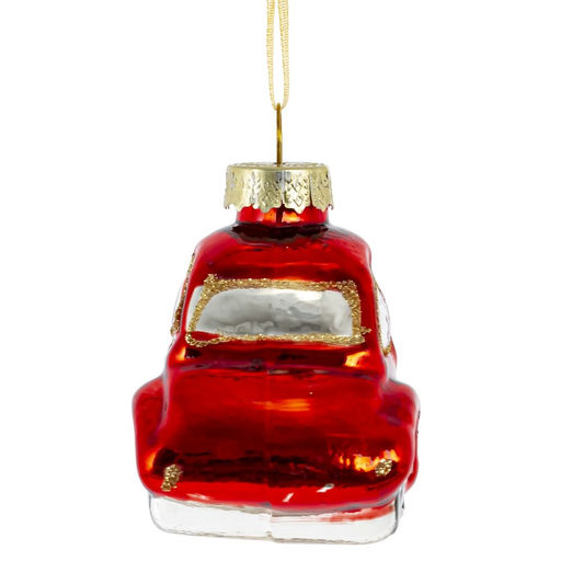 Украшение новогоднее "Машинка", L6,5 W4 H7 см