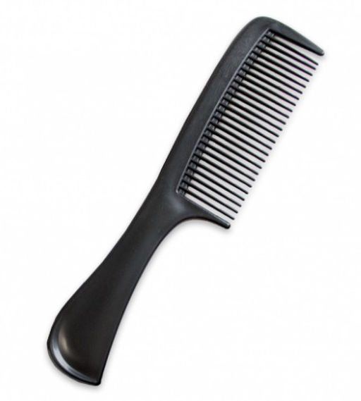 Аксессуар Расческа классическая с ручкой цвет черный 20 см, арт 0-16
