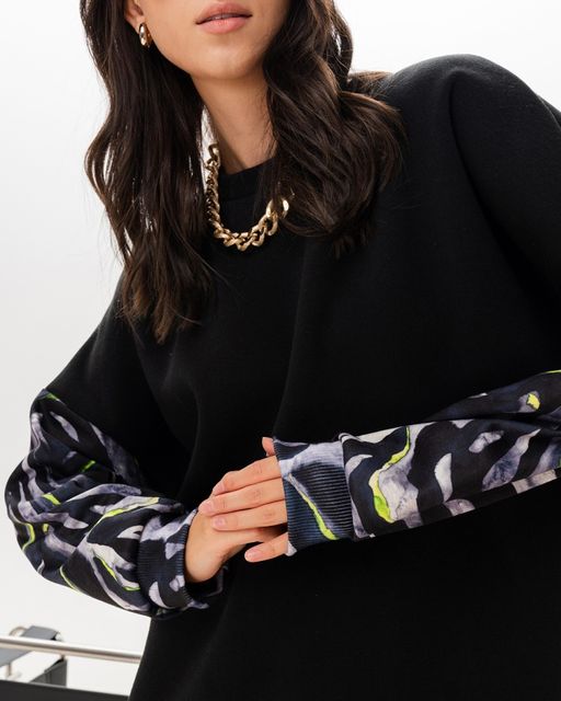 Свитшот с принтованными рукавами SSR003 - Sahar art lab фото 9