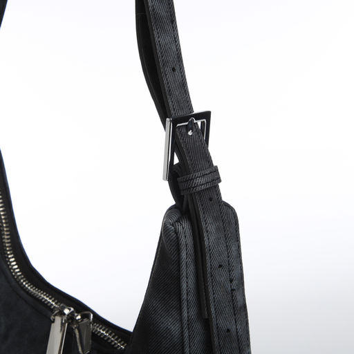 Сумка женская, багет, на молнии, цвет серый - Simaland фото 6