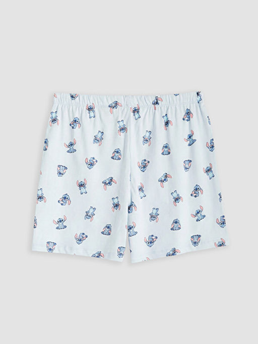 Stitch Bask?l? Kad?n ?ort Pijama Alt? - Waikiki фото 2