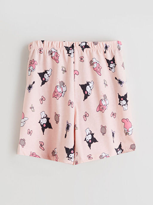 Beli Lastikli Hello Kitty Bask?l? K?z ?ocuk Pijama ?ort