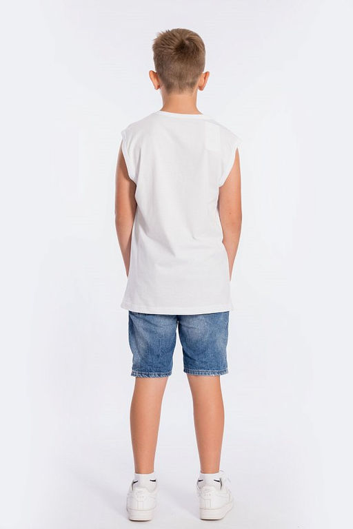 Майка М223055Па Белый - Елена фото 3