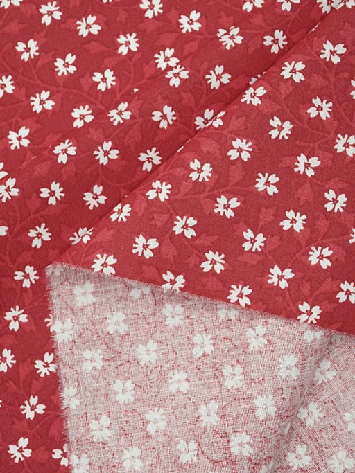 Перкаль Зорица цв.красный, ГОСТ, ш.1.5м, хлопок-100%, 125гр/м.кв - Купава фото 7