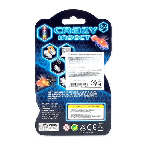 Жучок Робот-жук, световые эффекты, работает от батареек, МИКС - Simaland фото 7