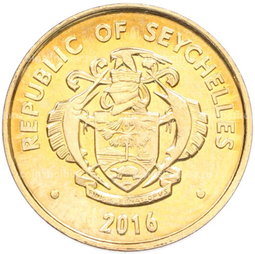 Монета 5 центов 2016 года Сейшелы