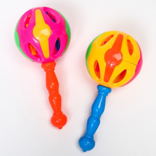 Погремушка Яркий маракас, 17 см, цвет МИКС, Крошка Я  фото 2