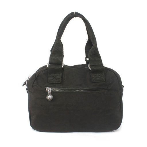 Сумка женская текстиль BoBo-91027, 2отд, плечевой ремень, черный 266007  фото 2