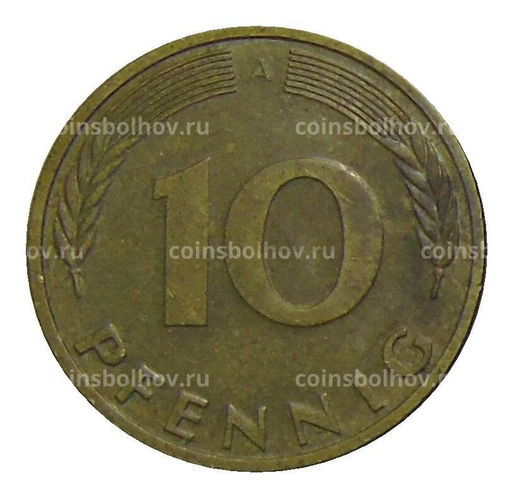 Монета 10 пфеннигов 1993 года A Германия
