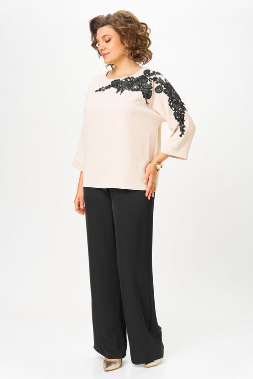 Костюм Rumoda 2278 бежевый, черный