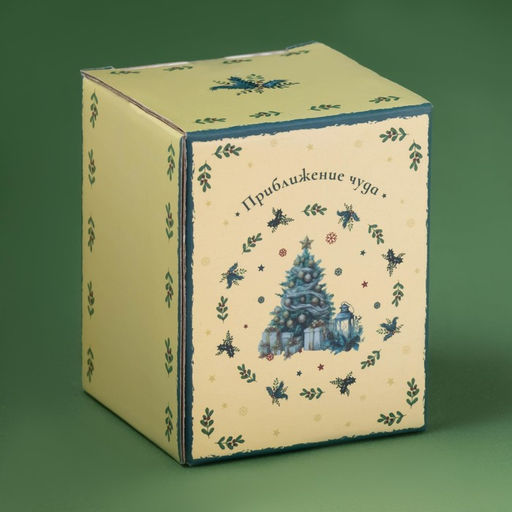 Сахарница новогодняя Доляна Приближение чуда, 150 мл, керамика, белая - Simaland фото 5