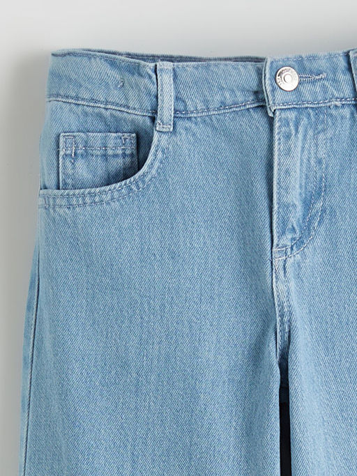 Wideleg K?z ?ocuk Jean Pantolon