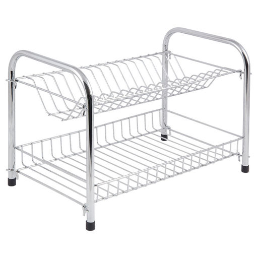 _Сушилка для посуды двухуровневая 39,5*24*28 см, арт. W3856E, 310859