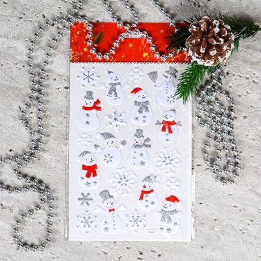 Наклейка новогодняя 25х14 Новый год / 610-276 /уп 12/600/ - Галеонтрейд фото 3