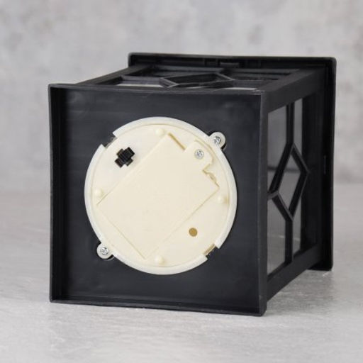 Светильник фонарь настольный 10х10х20 см три свечи / W672-19 /уп 48/ черный - Галеонтрейд фото 2