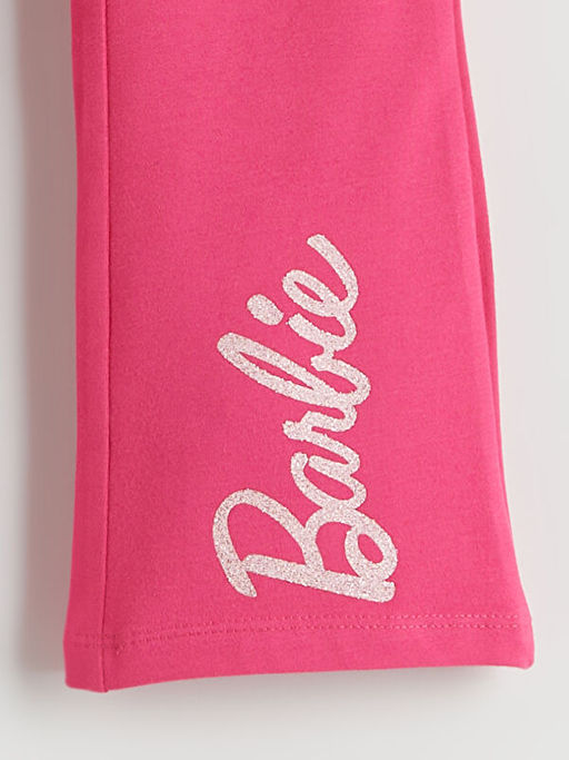 Beli Lastikli Barbie Bask?l? K?z ?ocuk Tayt 3l?