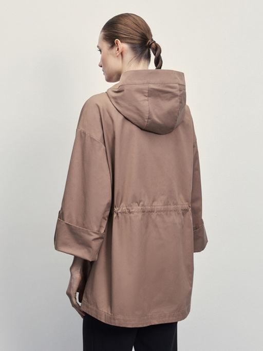 Куртка с капюшоном на кулиске / Zarina  фото 6