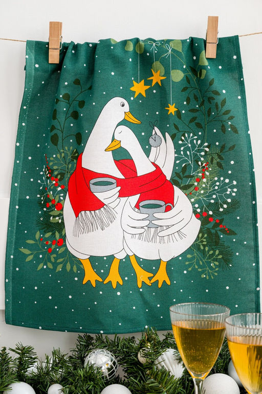 Набор полотенец новогодний, 3 шт, 47х62