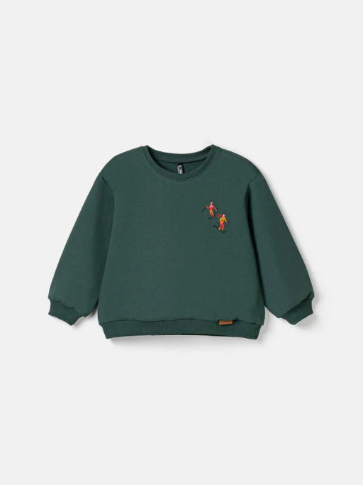 Свитшот облегченный Горчица с принтом 7+ - Bungly фото 13