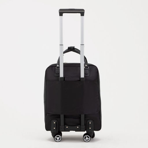 Сумка дорожная 20 на колёсах, отдел на молнии, наружный карман, цвет чёрный - Simaland фото 2