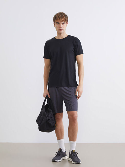 Bisiklet Yaka Erkek Spor Ti??rt