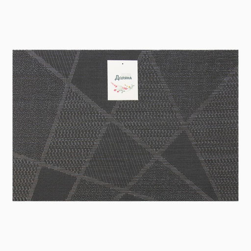 Салфетка на стол Доляна, цв.черный, 45*30см  фото 4