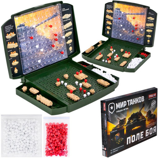 Игра настольная "Мир танков. Поле боя" (01165, "Stellar")