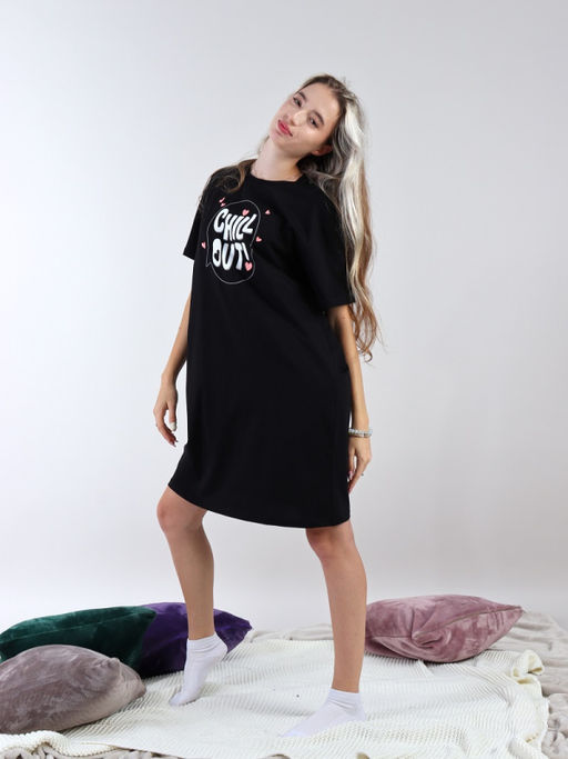 CRB wear / CWXW 50039-22 Сорочка женская ,черный/Ex.Cherubino  фото 2