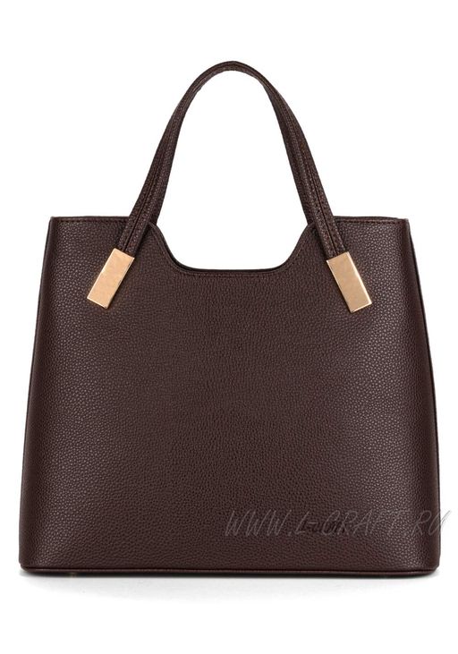 Сумка Модель №1452 | кожзам | гладкий | коричневый | Р908-2 | 29980