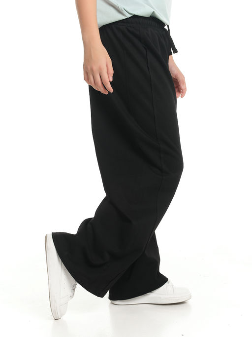 Брюки с лампасом для девочки 22-7697 черный - Mini maxi фото 11