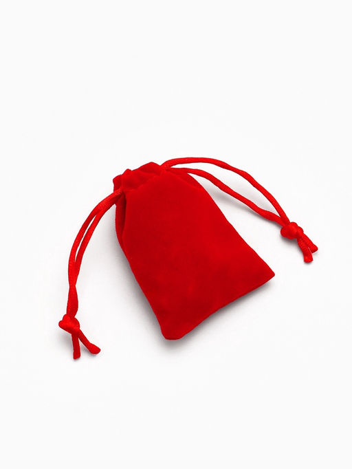 Набор мешочков подарочных 50 шт. бархатный «Классика», 5×7 см, красный
