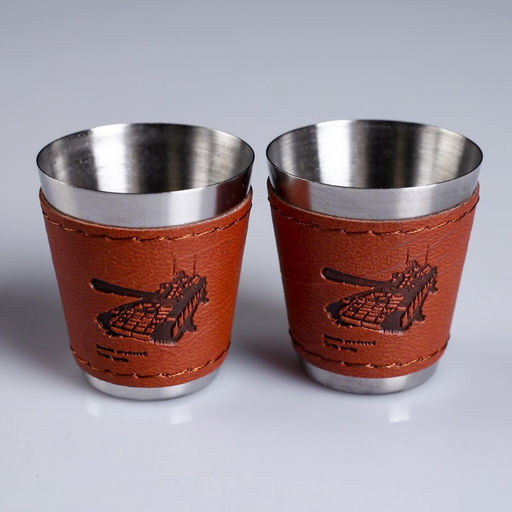 Подарочный набор Танк : фляжка 240 мл, 2 стопки, воронка - Сима-ленд фото 3