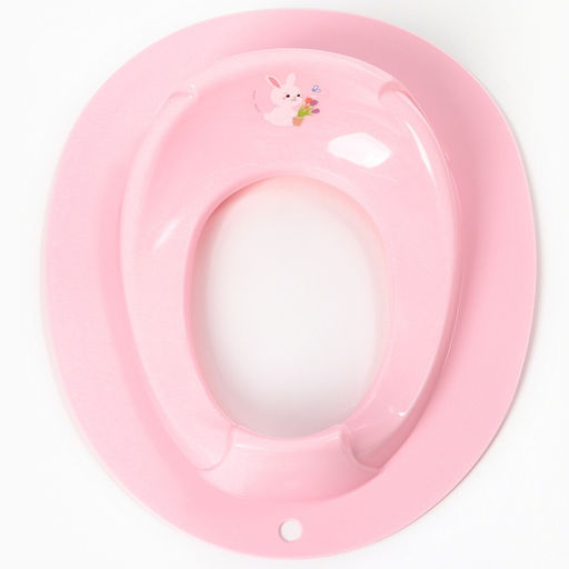Накладка на унитаз детская Крошка Я «Зайчик», розовый