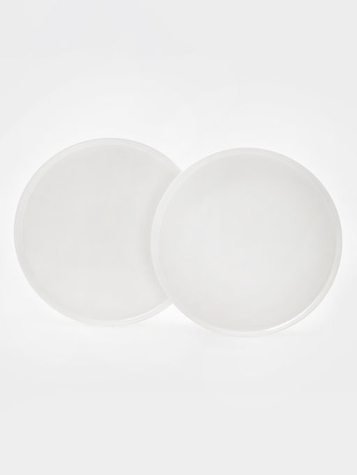 Тарелки Magistro White Snow, набор 2 шт., d=26 см, фарфор, белые фото 3
