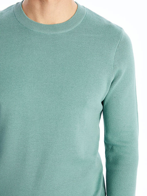 Bisiklet Yaka Erkek Triko Kazak