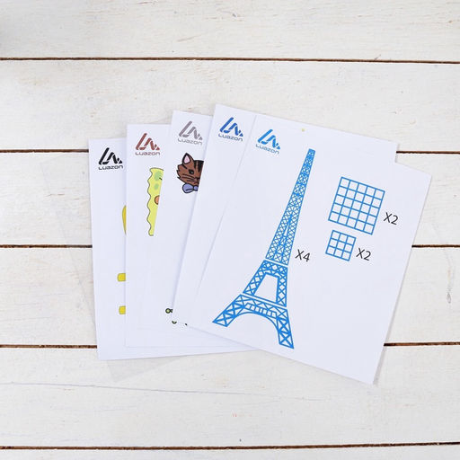 3D ручка Luazon, трафареты и 150 метров пластика комплекте, работа с ABS и PLA, хаки