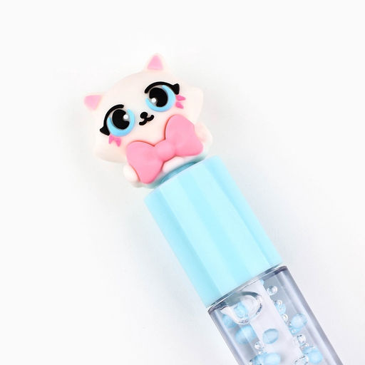 Блеск для губ «Кошечка» для девочек, тон прозрачный, 8 мл МИКС