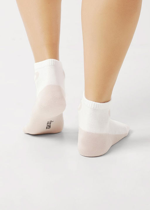CLE Носки жен.Д5504 fashion база хл+эл белый/св.бежевый - Clever wear фото 3