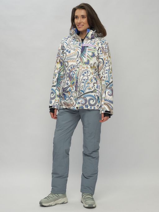 Горнолыжный костюм женский синего цвета 02202S - Chunmai фото 2