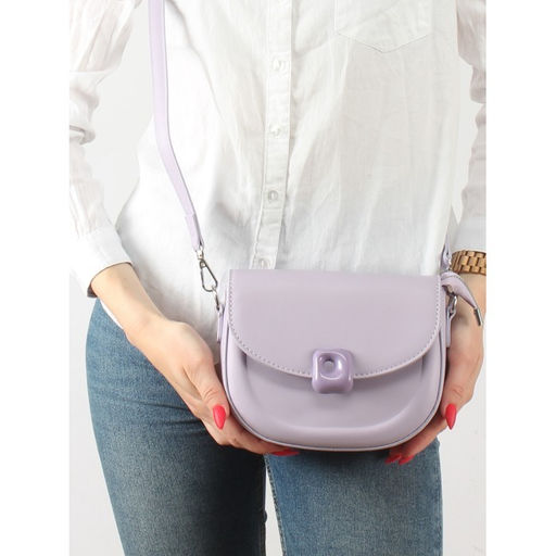 Сумка женская искусственная кожа Ch&K-2285, 1отд, плечевой ремень, сирень SALE 255089 - Adelia фото 5