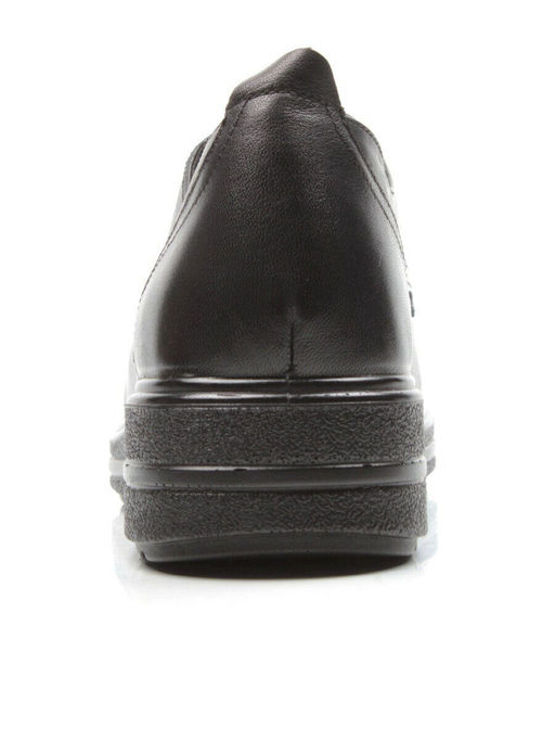 03-5066 BLACK Полуботинки женские (натуральная кожа) - Фабричный китай фото 11