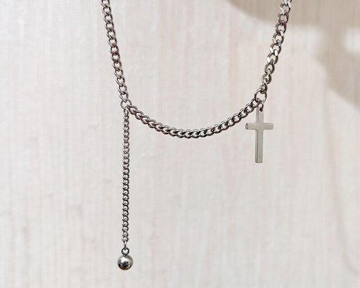 Кулон из стали на цепочке