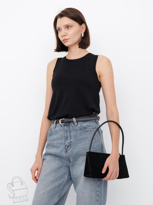 Сумка женская кожаная 9909-1NN black Natale Navetta