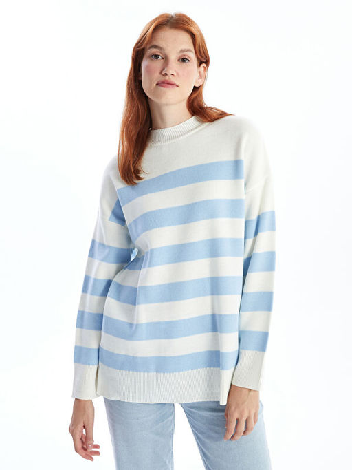 Bisiklet Yaka Kad?n Triko Kazak - Waikiki фото 3