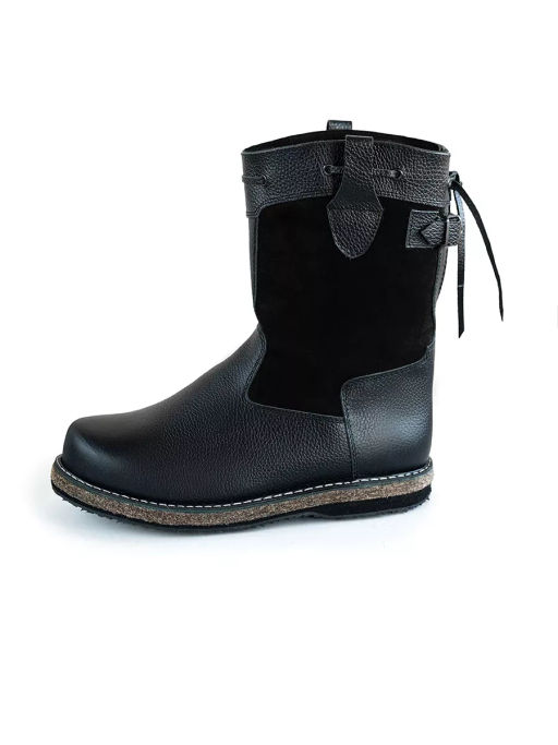 Сапоги мужские Барс, черные, на войлочной подошве