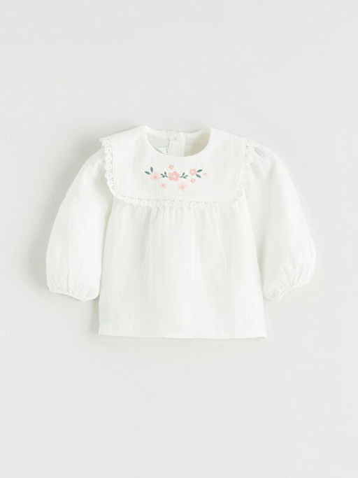 ?i?ekli K?z Bebek Bluz ve Tayt