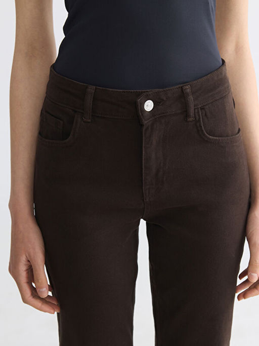 Джинсы Straight Fit Kadın