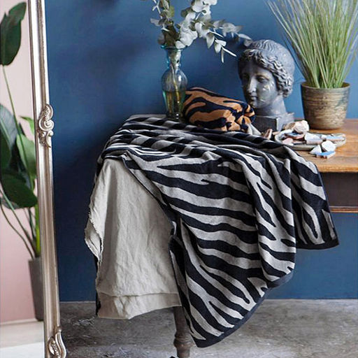 "Missoni-3030" Полотенце махровое 50х90см, плотность 375гр/м2, 100% хлопок, велюр, черный (разноцветный), Bolangde (Китай)