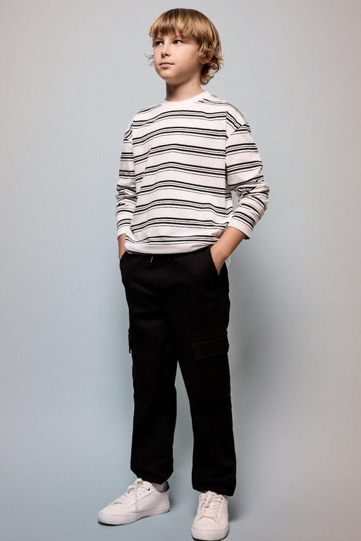 Pamuklu Gabardin Jogger Pantolon Erkek _ocuk - Defacto фото 2