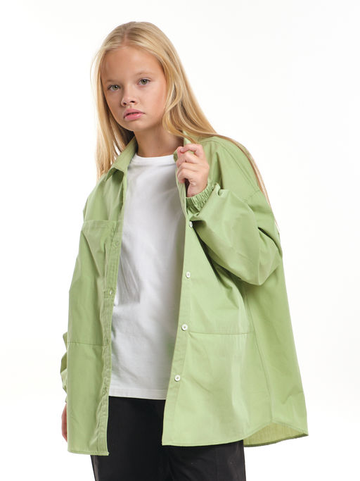 Рубашка one size для девочки UD 7997 фисташка - Mini maxi фото 8